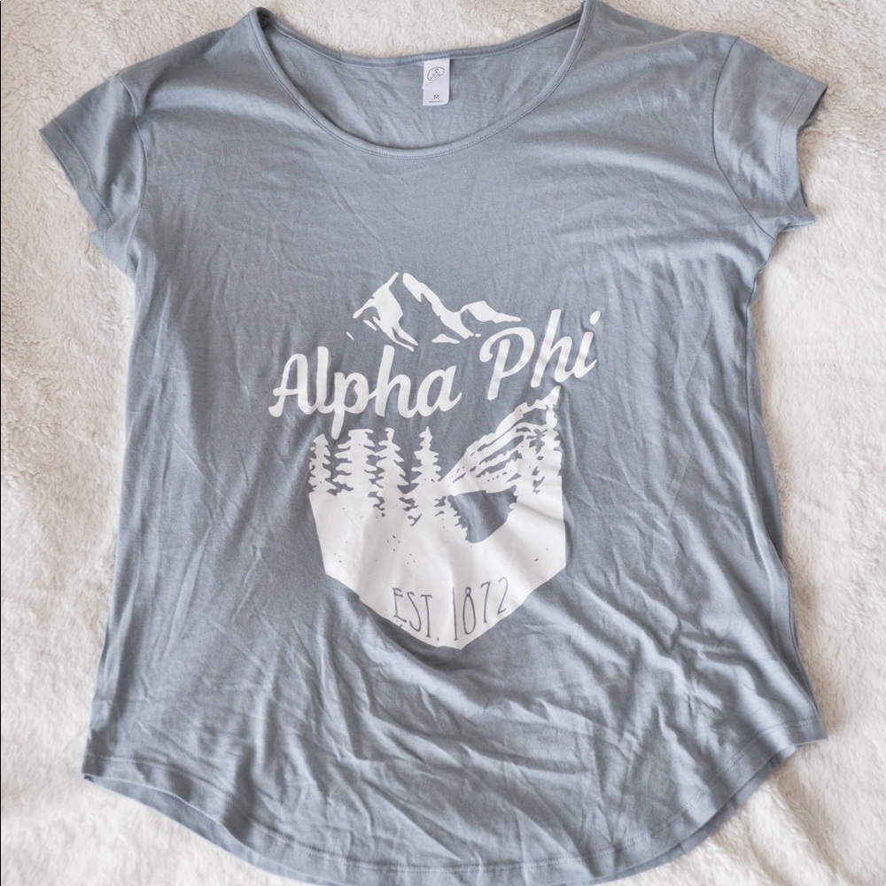 Alpha Phi flowy tee